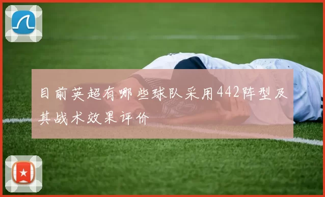 目前英超有哪些球队采用442阵型及其战术效果评价