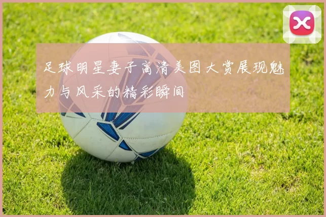 足球明星妻子高清美图大赏展现魅力与风采的精彩瞬间